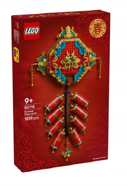 Lego 80118 Icons Čínská Novoroční Petarda