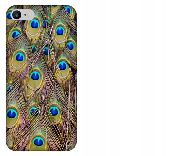 

Etui pokrowiec iPhone 7 Pawie pióra