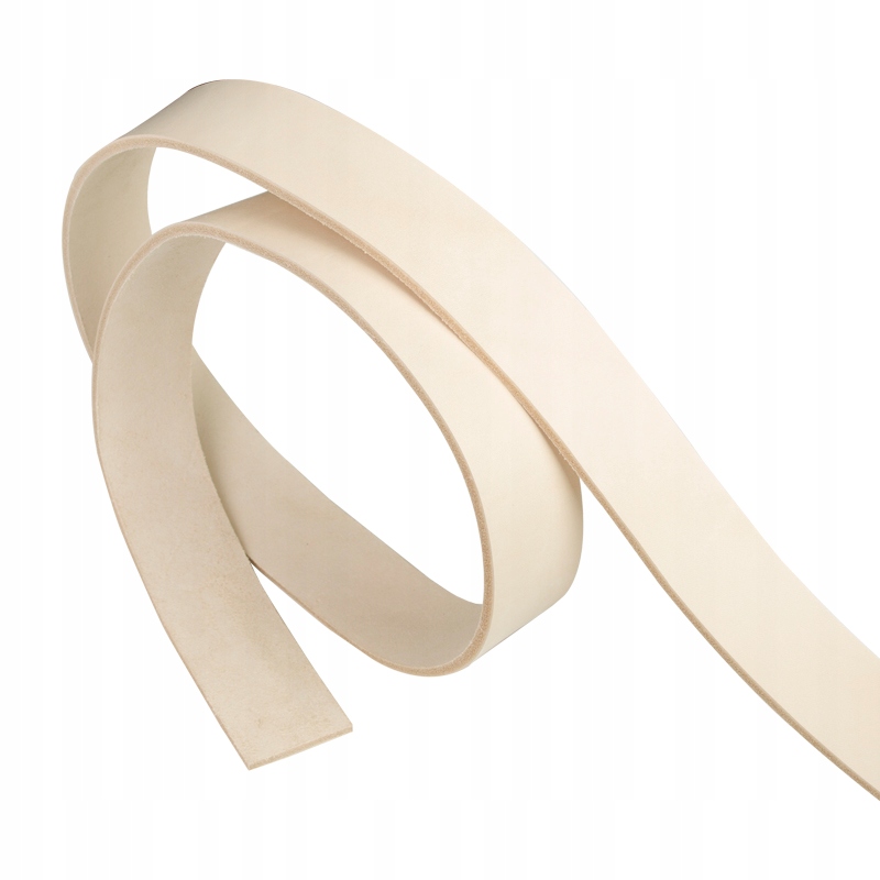 Opasek z přírodní kůže 2-2,5mm, 140 Cm, 70mm