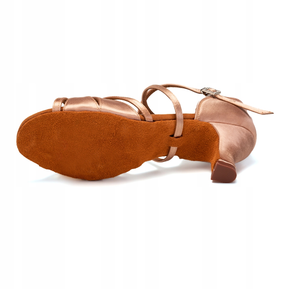 BUTY DO TAŃCA TANECZNE LATINO DELIKATNE SKIN 5,5cm Rozmiar 41