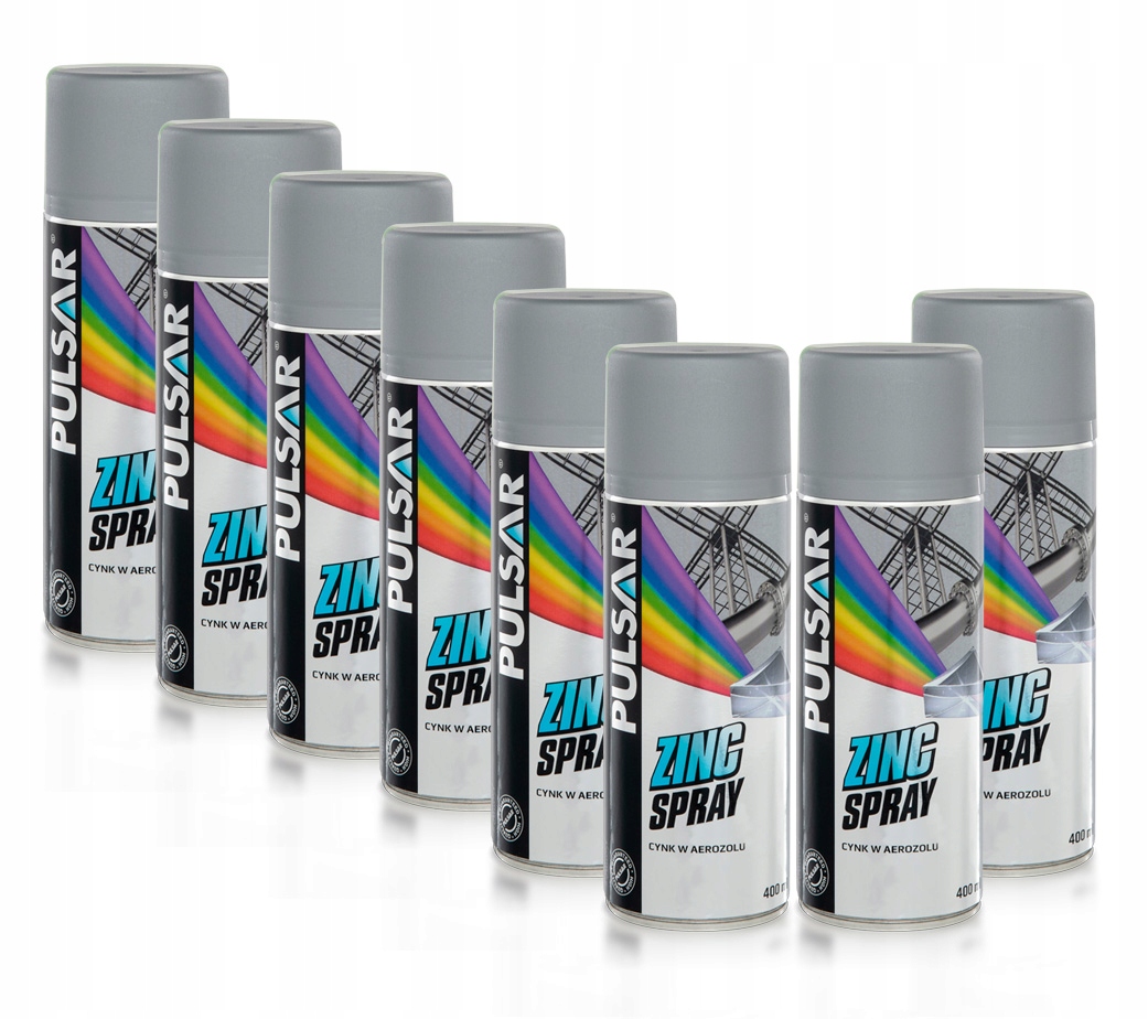 Pulsar спрей цинк антикорозійний цинк 400 мл x8