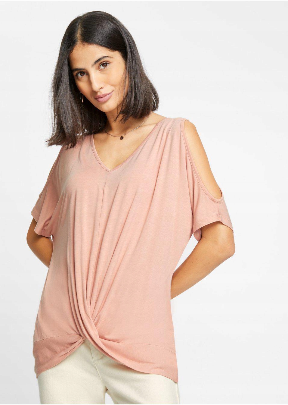 KOSZULKA Z KRÓTKIM RĘKAWKIEM BONPRIX 36/38