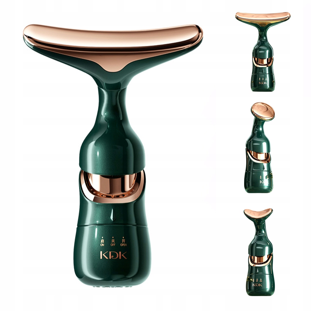 Masážní přístroj 3v1 na krk a obličej – Zpevnění, vibrace, lifting 4D – Padne na všechny tvary obličeje