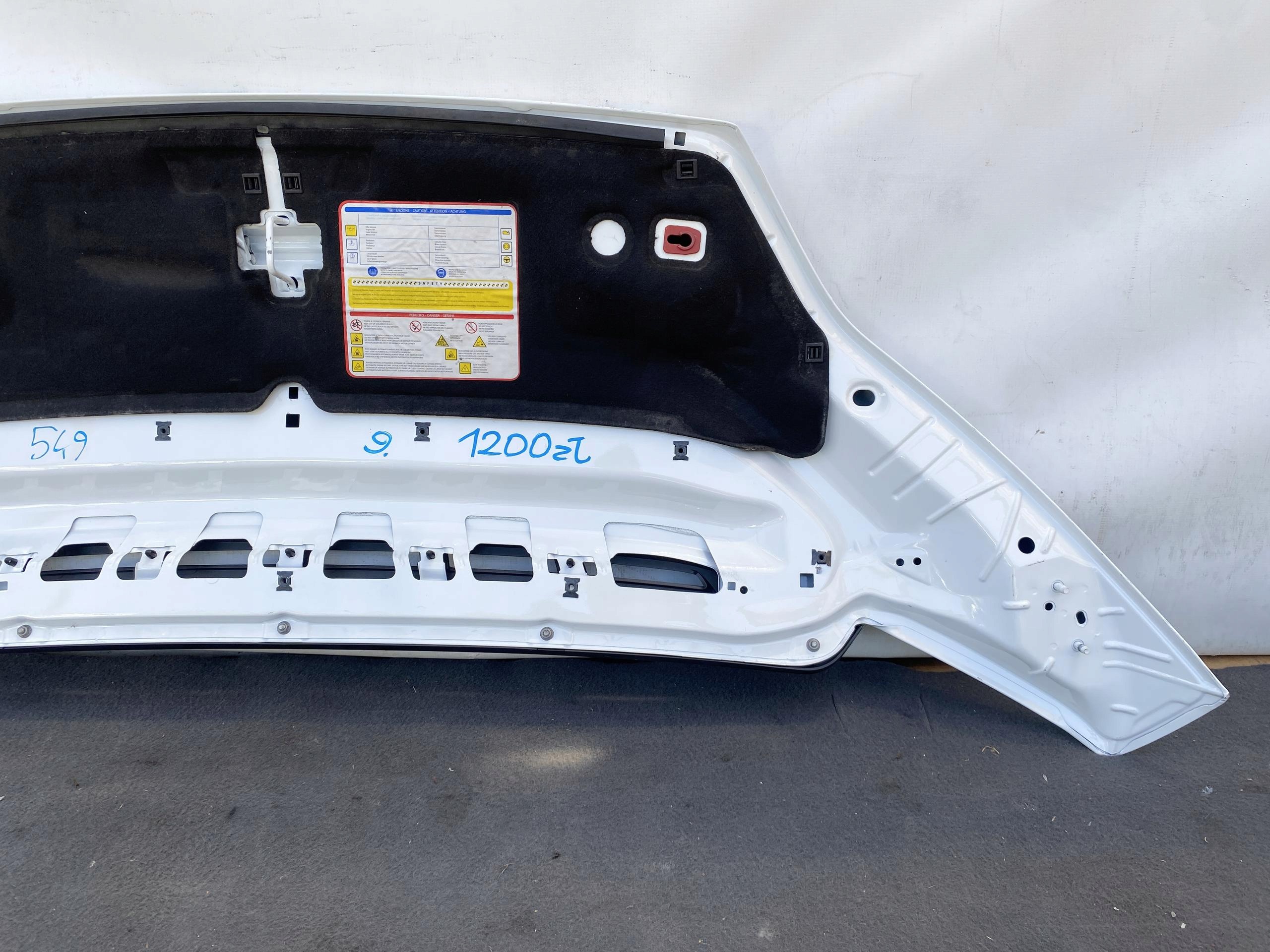 DUCATO BOXER JUMPER 14- bonnet BIALA 549 originál