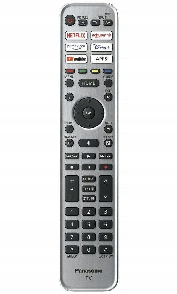 Originálny Diaľkový Ovládač Pre Tv Panasonic Hlasový Smart Netflix Silver N2QBYA000060