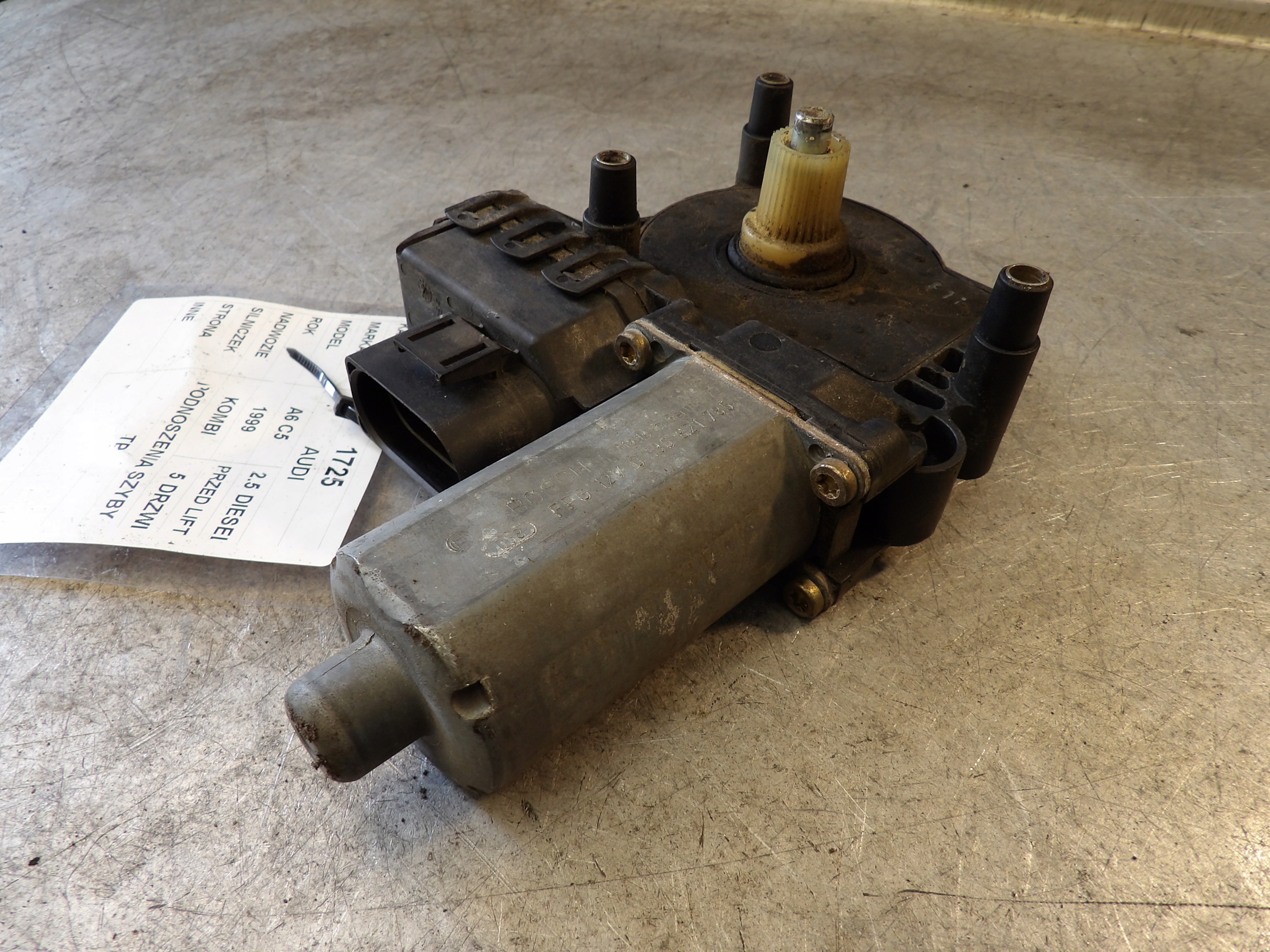 Audi A6 C5 mini motor windows rear part right 0130821785