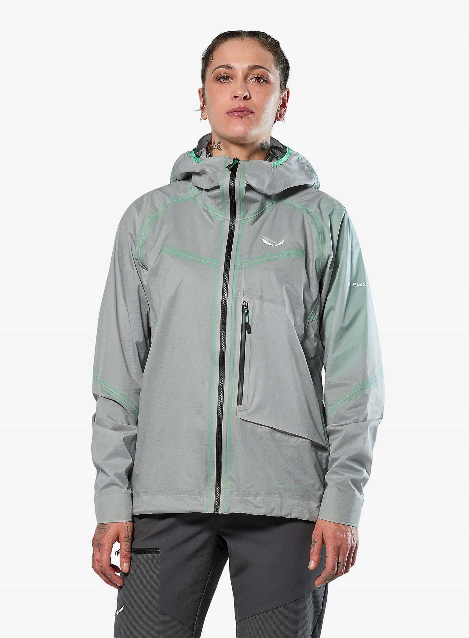 Dámská bunda s membránou Salewa Nxt Powertex 3L Jacket alloy M