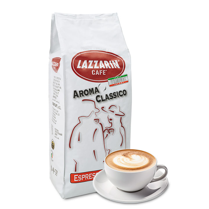 Káva zrnková italská Lazzarin Aroma Classico čokoláda nízká kyselost 1 kg