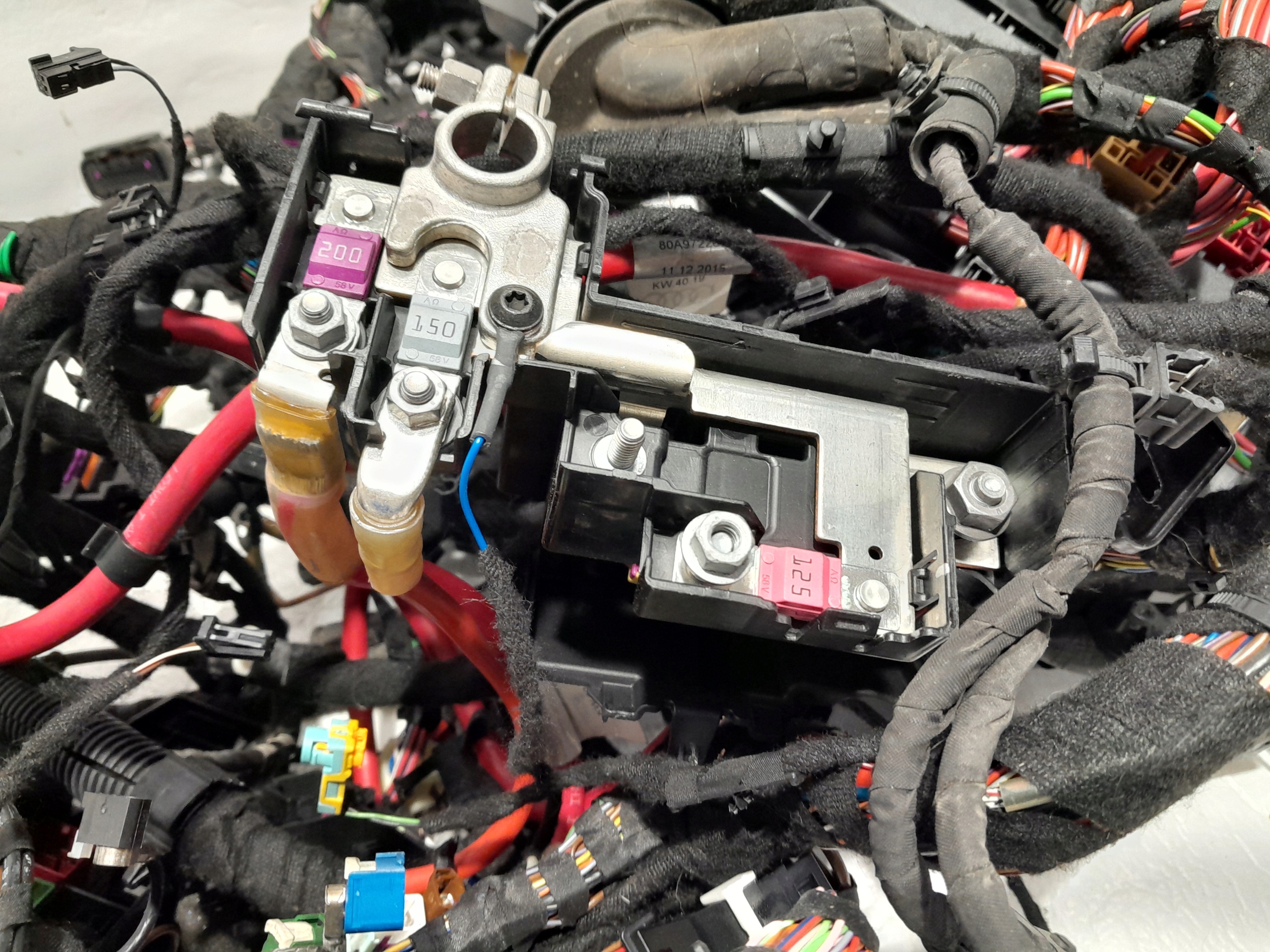 AUDI Q5 80A 2.0 TFSI Câblage Câblage Interne Complète