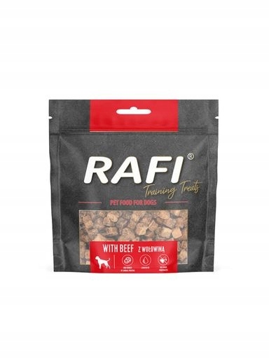 5 x Rafi Training Treats Tréninkové pamlsky s hovězím masem pro psa 130 g