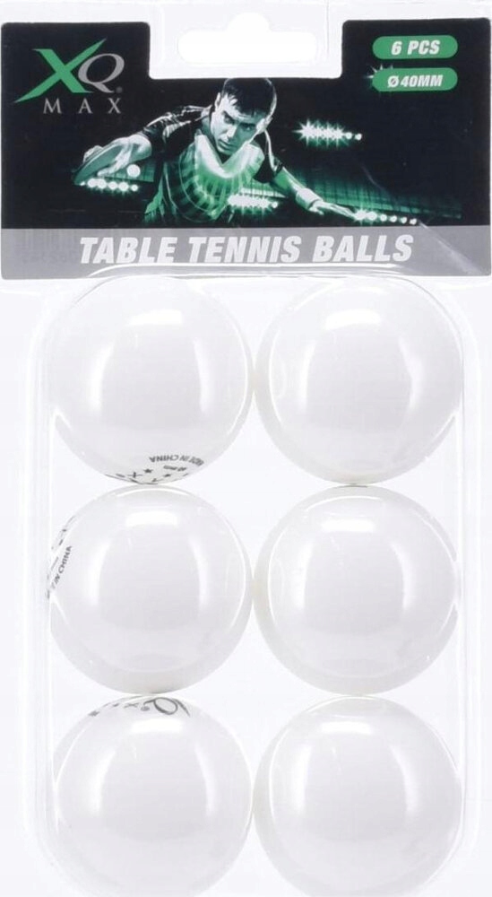 PIŁECZKI DO TENISA STOŁOWEGO XQMAX BIAŁE 6 SZT. Marka XQMax