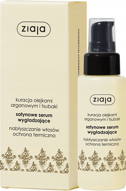 ZIAJA satynowe serum wygładzające do włosów 50ml