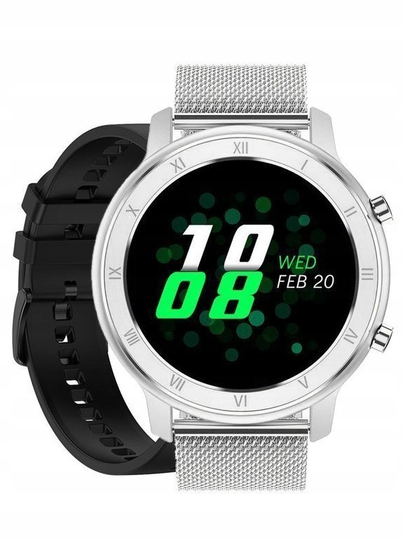Chytré Hodinky Unisex Pacific 17-3 Náramek stříbrný přídavný pásek hra