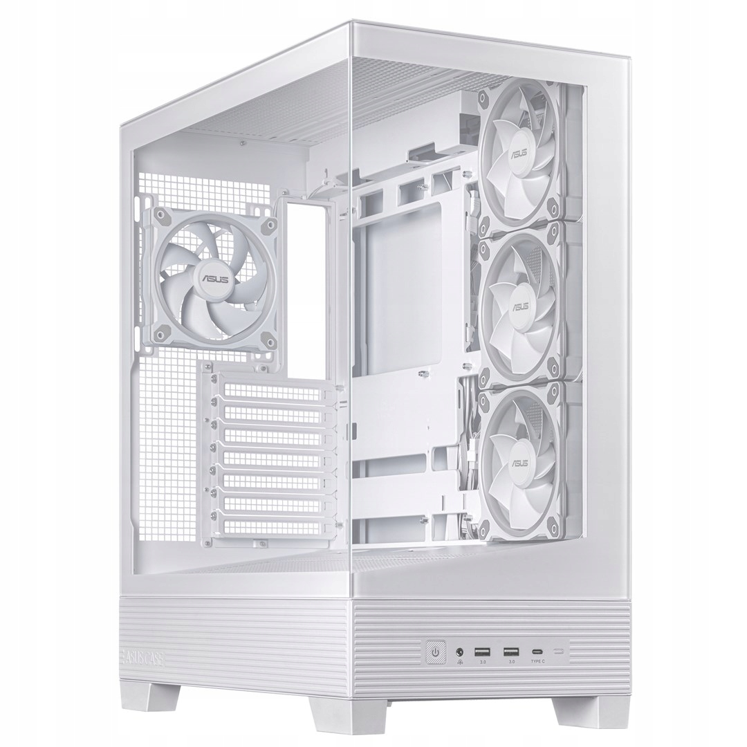 Počítačová Skriňa Asus A31 Plus Tg Argb White Midi Tower biela
