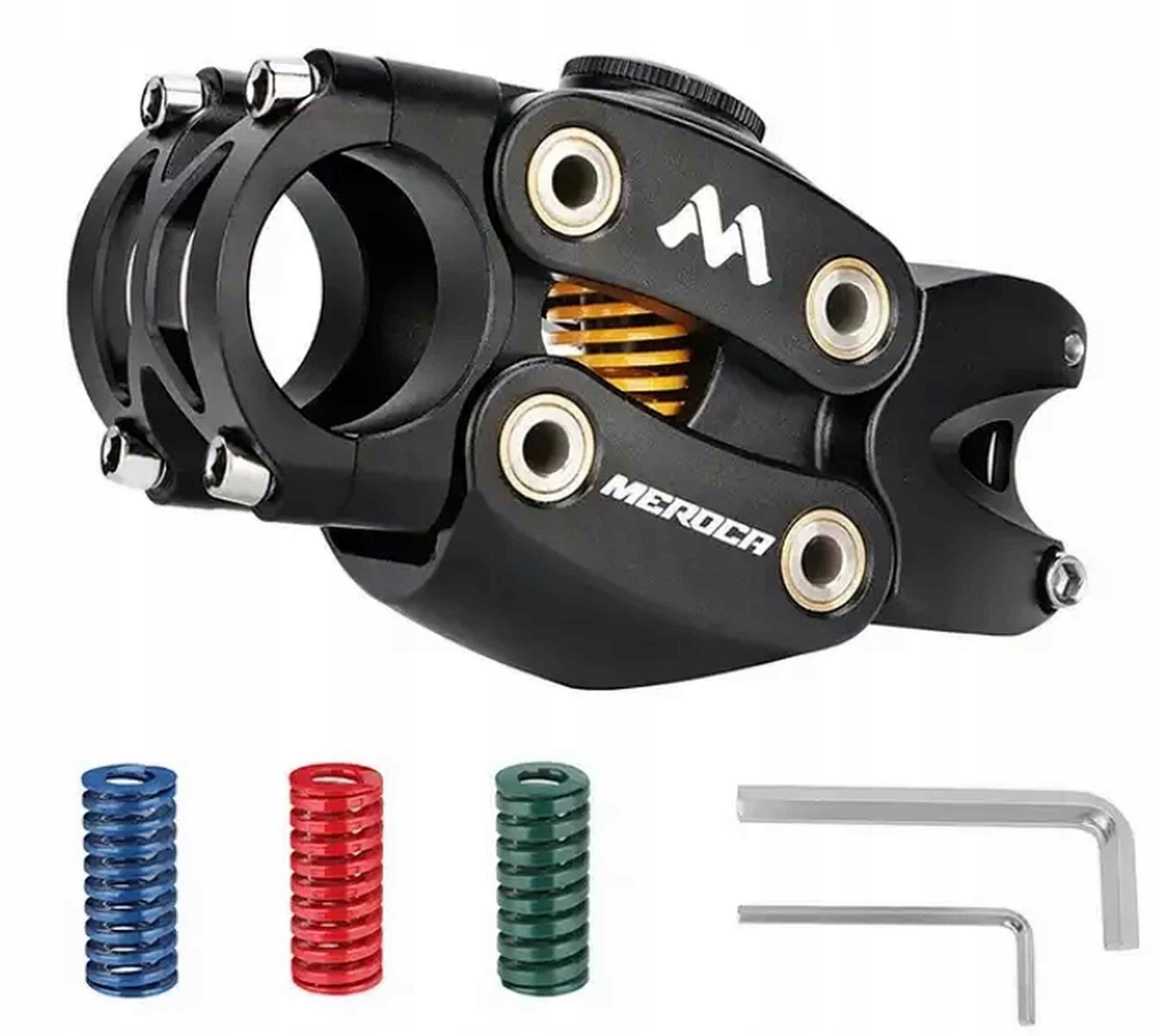 Meroca Mostek Amortyzowany wyprawowy 90mm skok 15-20 mm Nowy Xtr XX1 Gravel