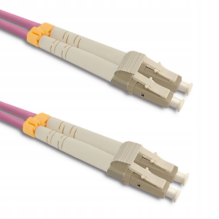 Qoltec Patchcord światłowodowy LC/UPC - LC/UPC Multimode 50/125 OM4 Duplex