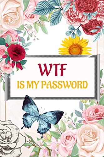Mar Belle Press WTF Is My Password: Alphabetical Pocket Size Password Log B