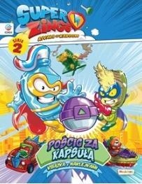 SUPER ZINGS KSIĄŻKA Z NAKLEJKAMI + FIGURKA, EDIBA