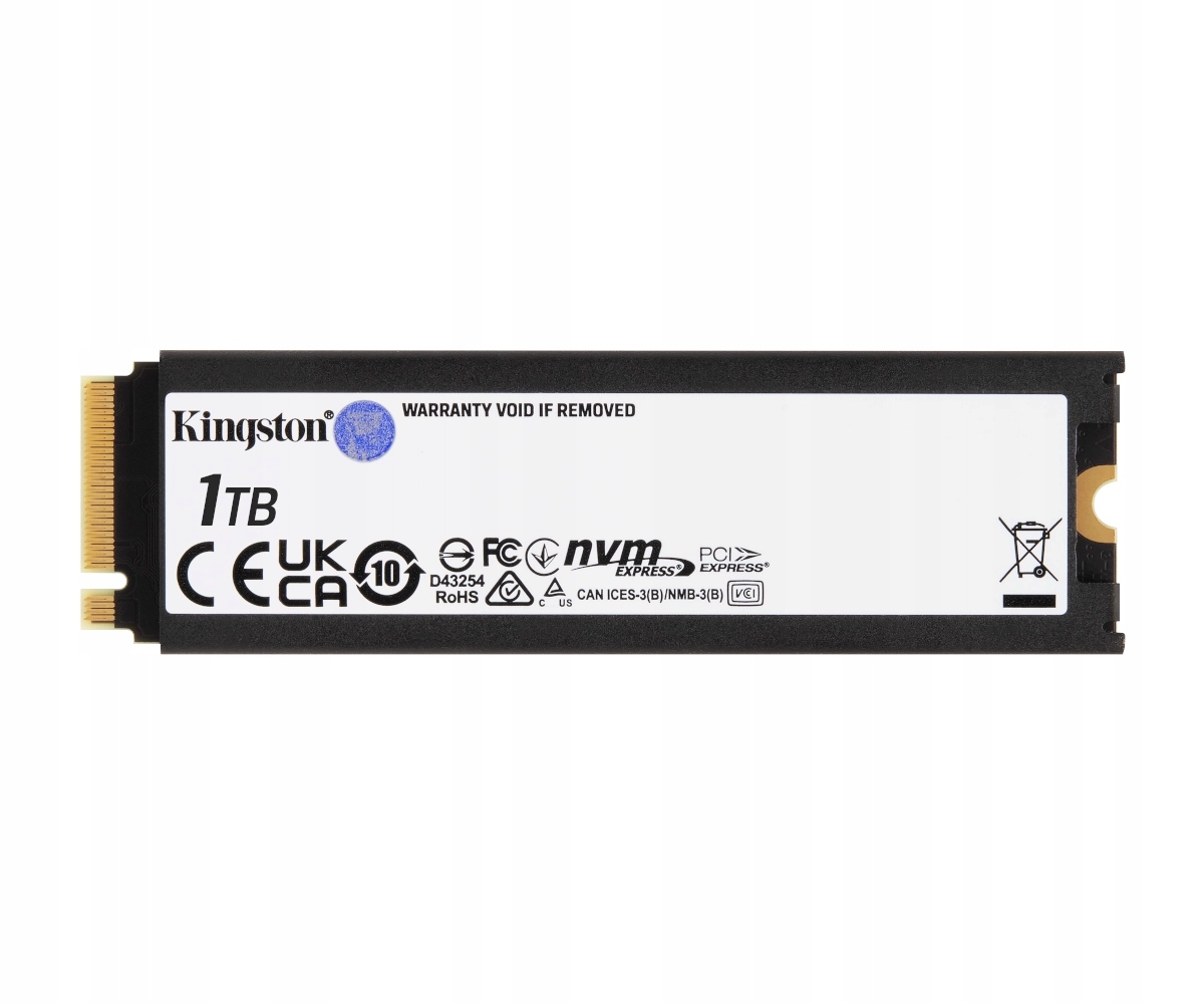 KINGSTON FURY Renegade 1TB SSD with Heatsink, M.2, PCIe 4.0 NVMe — 4