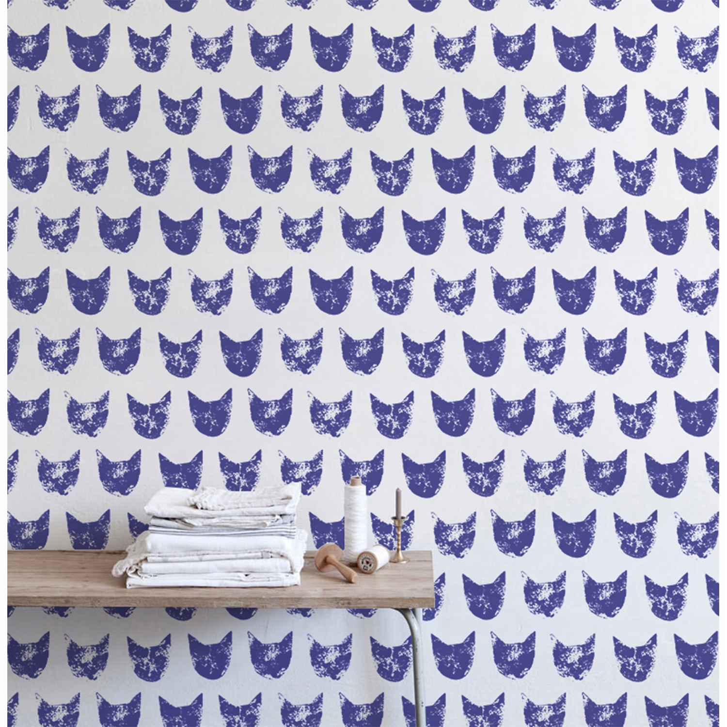 

Tapeta na ścianę Abstrakcyjny wzór kota 250x250 cm