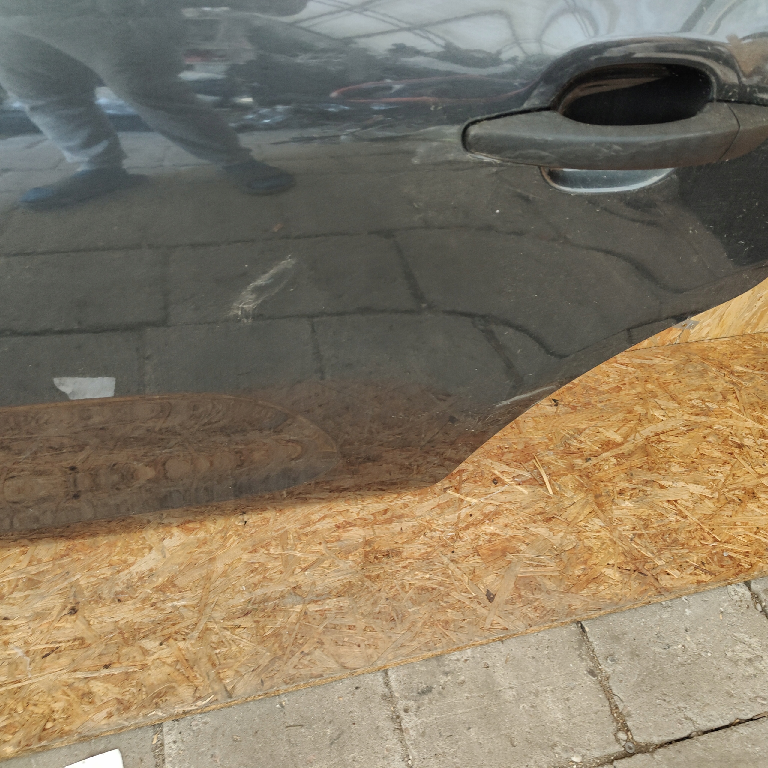 door rear. rear part left CITROEN C3 III without windows
