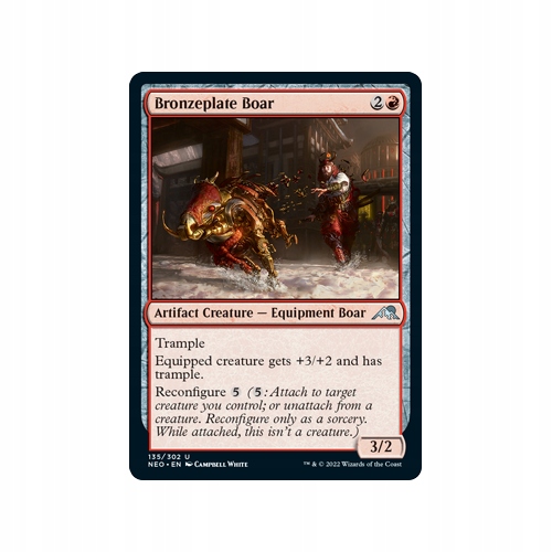 Mtg 4x Bronzeplate Boar (Uncommon)