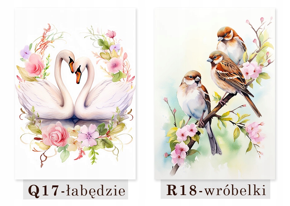 DUŻY PLAKAT OBRAZ DZIECIĘCY ZWIERZĘTA LEŚNE LAS MIŚ SARNA - WZORY A2 40x60 Stan opakowania oryginalne