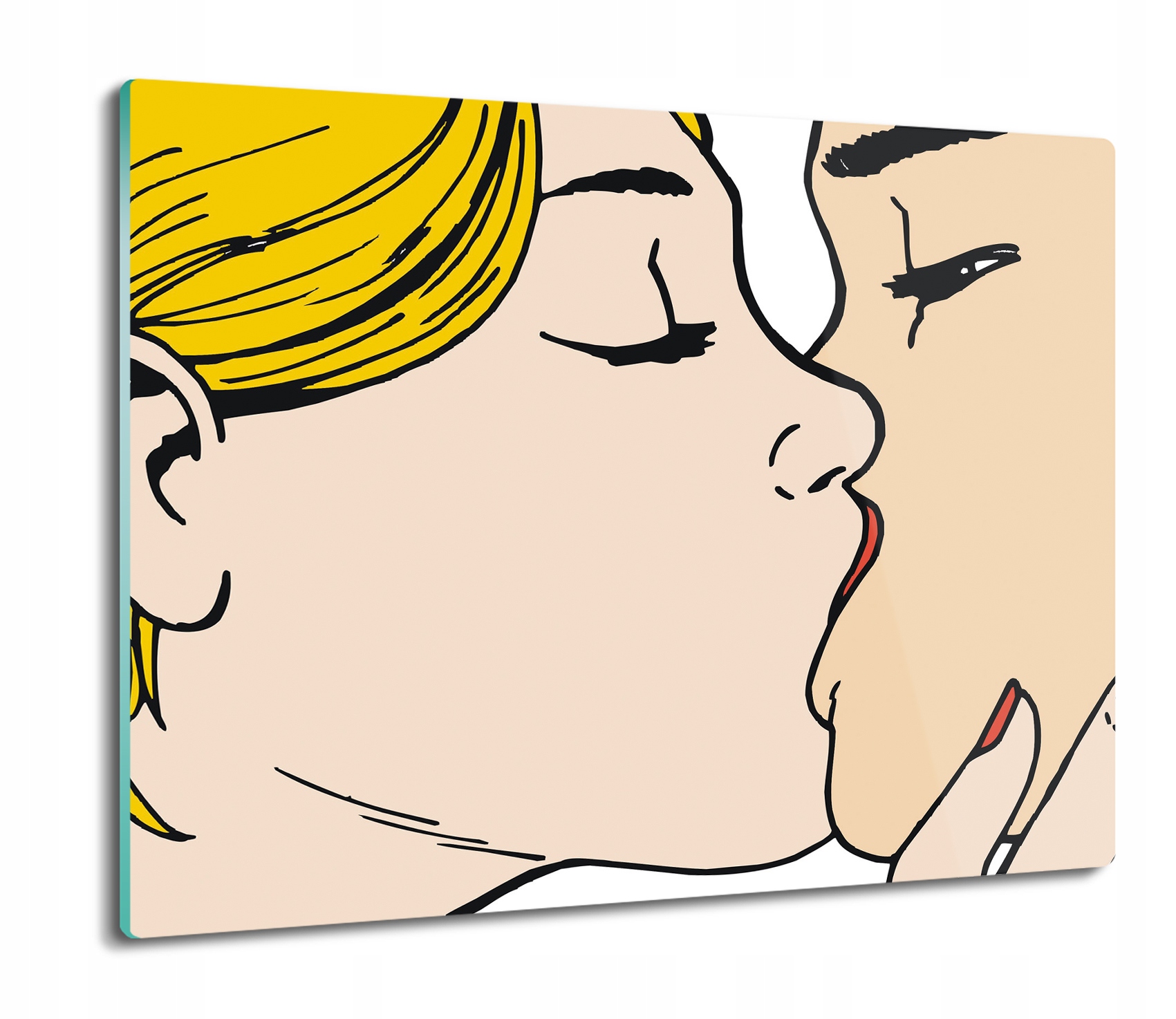 

Pocałunek pop art 60x52 deska na blat kuchenny