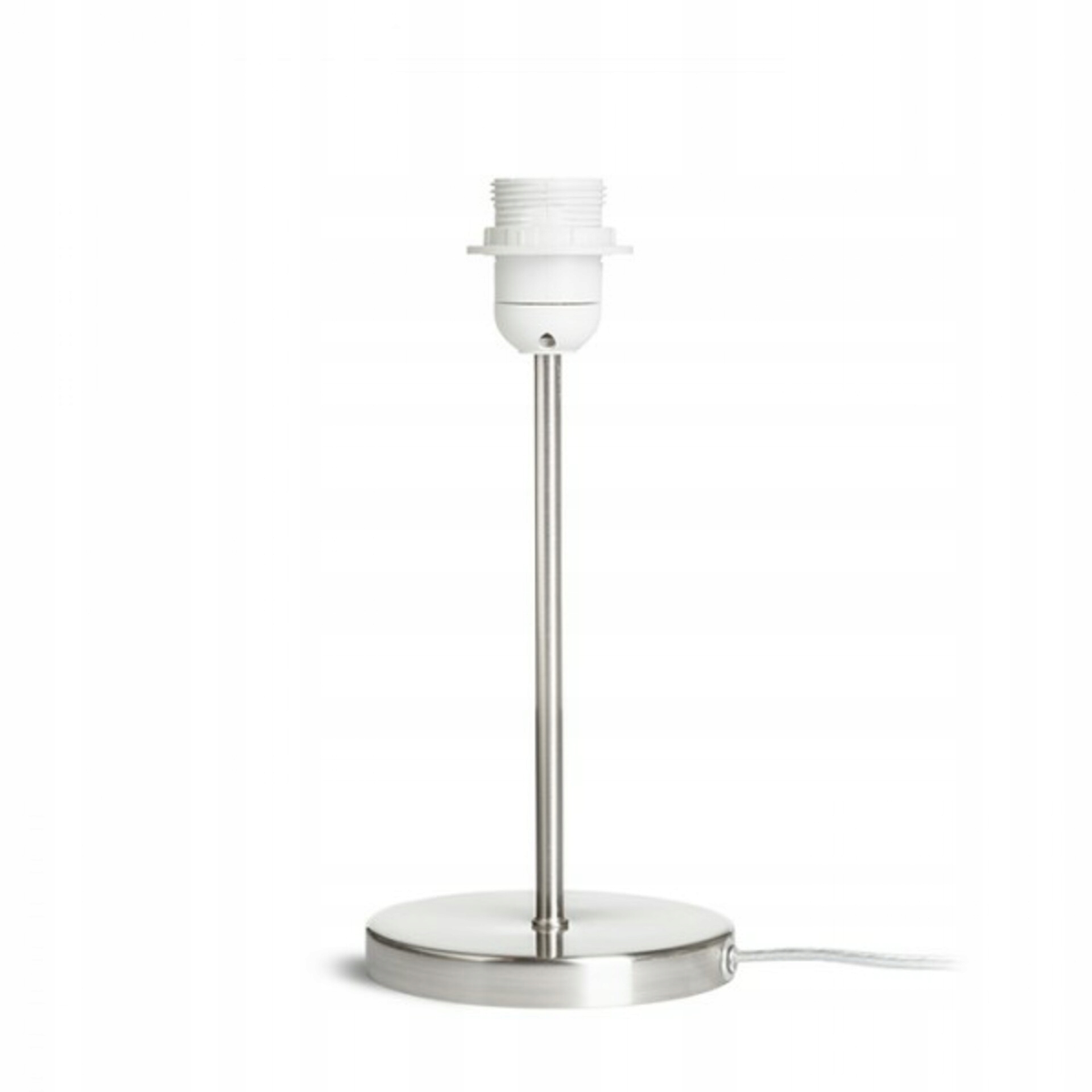 Rendl Nyc stolný podstavec matný nikel E27, výška 250 mm, max 42W
