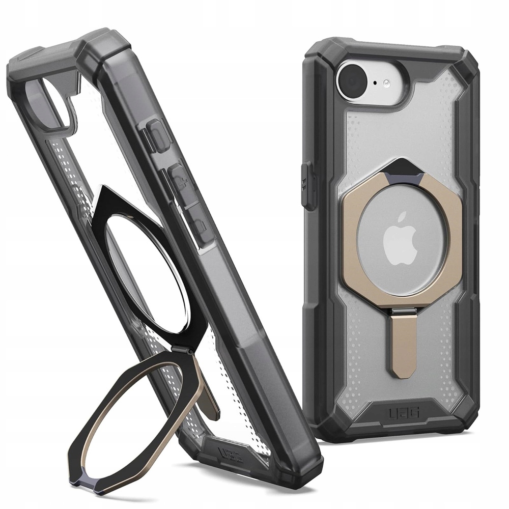 Puzdro Urban Armor Gear pre iPhone 17e 16e, MagSafe, s podstavcom, puzdro
