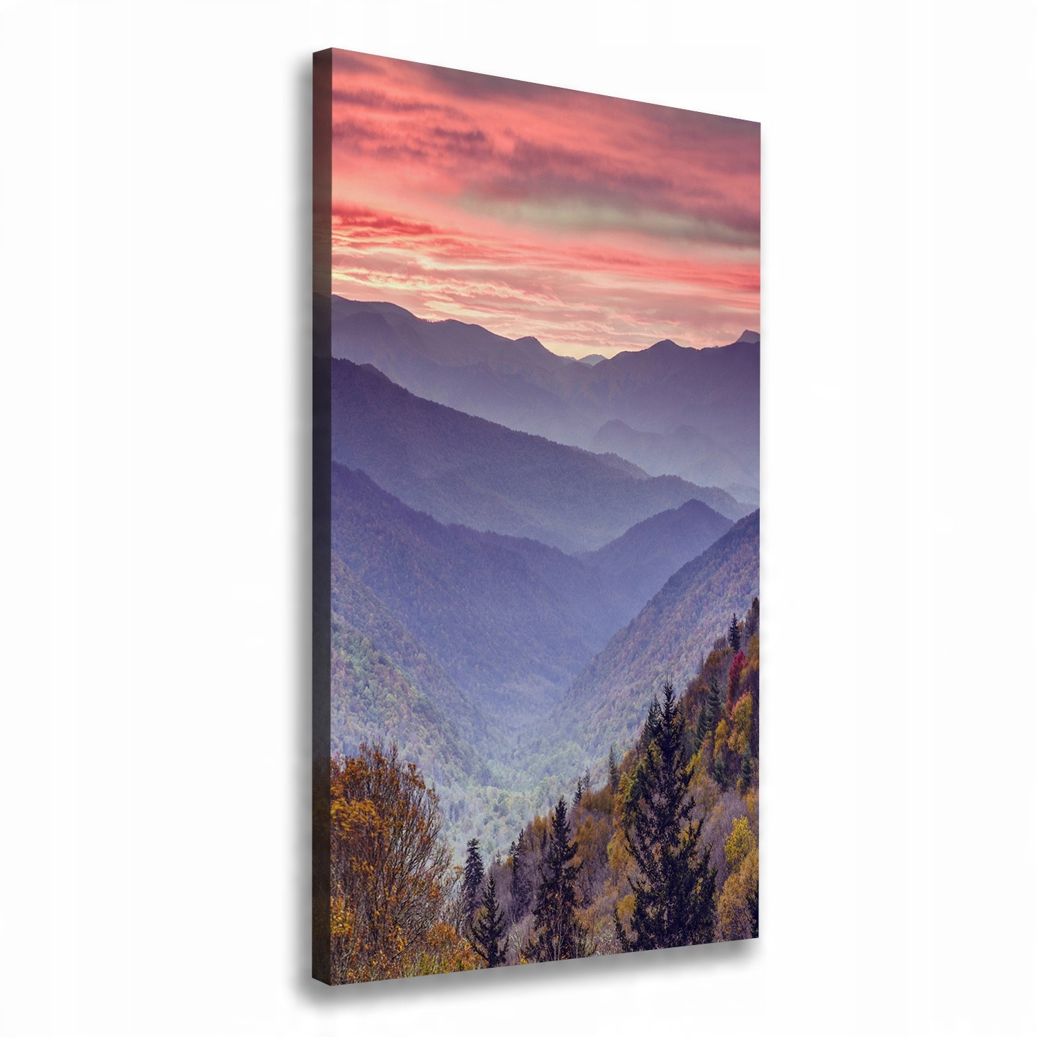 

Foto obraz na płótnie Mgła nad górami 70x140 cm