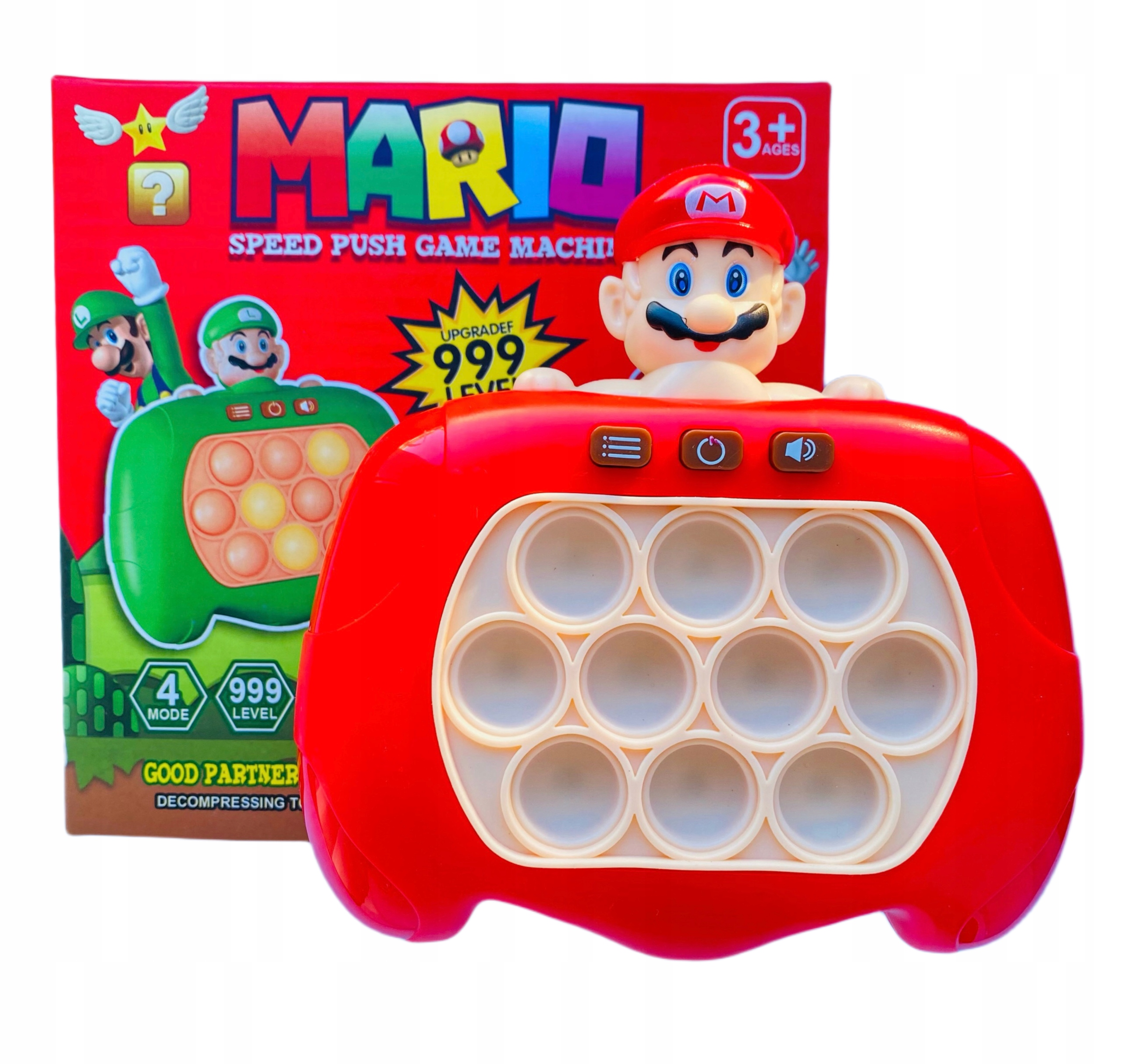 POP IT ANTYSTRESOWA ZRĘCZNOŚCIOWA ELEKTRONICZNA GRA SUPER MARIO NOWOŚĆ