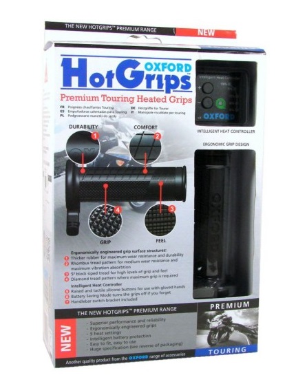 Manetki podgrzewane OXFORD HOT GRIPS TOURING MOTOR