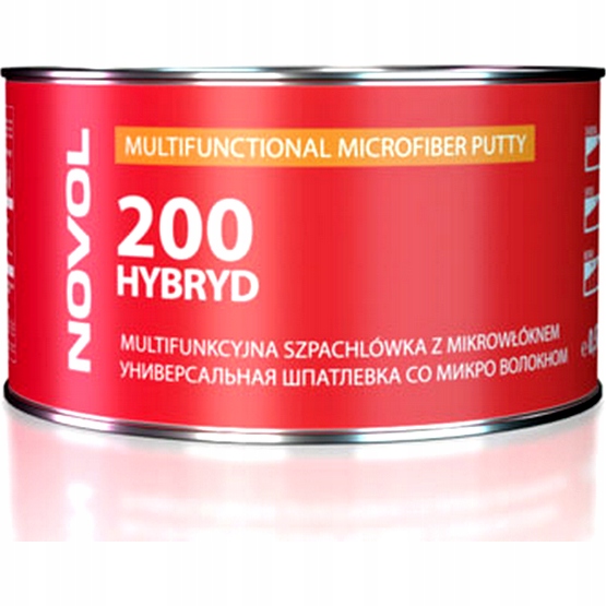 Szpachlówka z mikrowłóknem NOVOL 200 Hybryd 1L