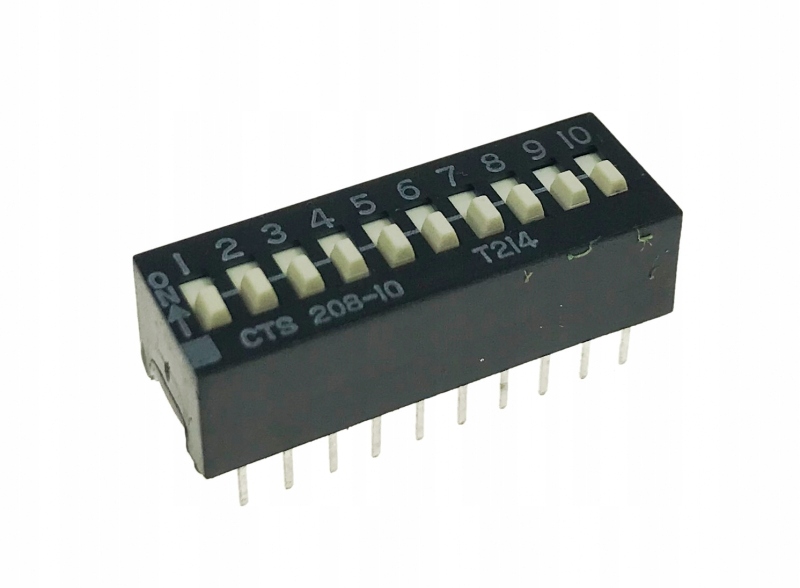 

Dip switch x10 czarny