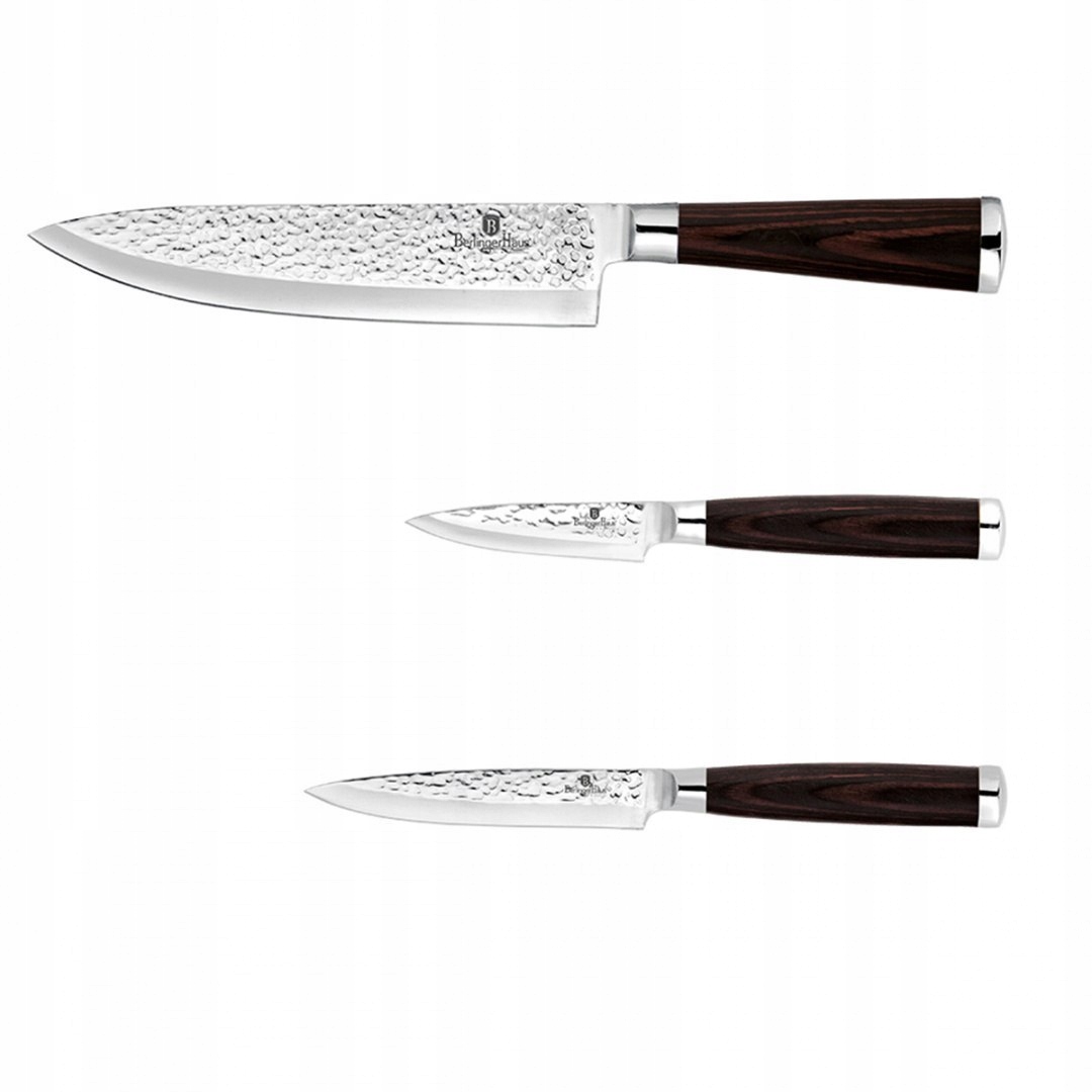 Berlinger Sada 3 nožů Haus Bh-2486 Shine Basalt