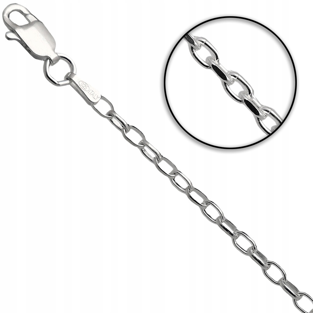 

Łańcuszek srebrny ankier 50cm 2.5mm 925