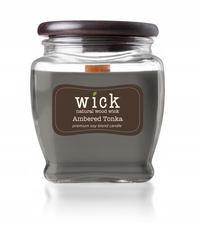 Sójová Bylinná Svíčka dřevěný knot Wick 425 g