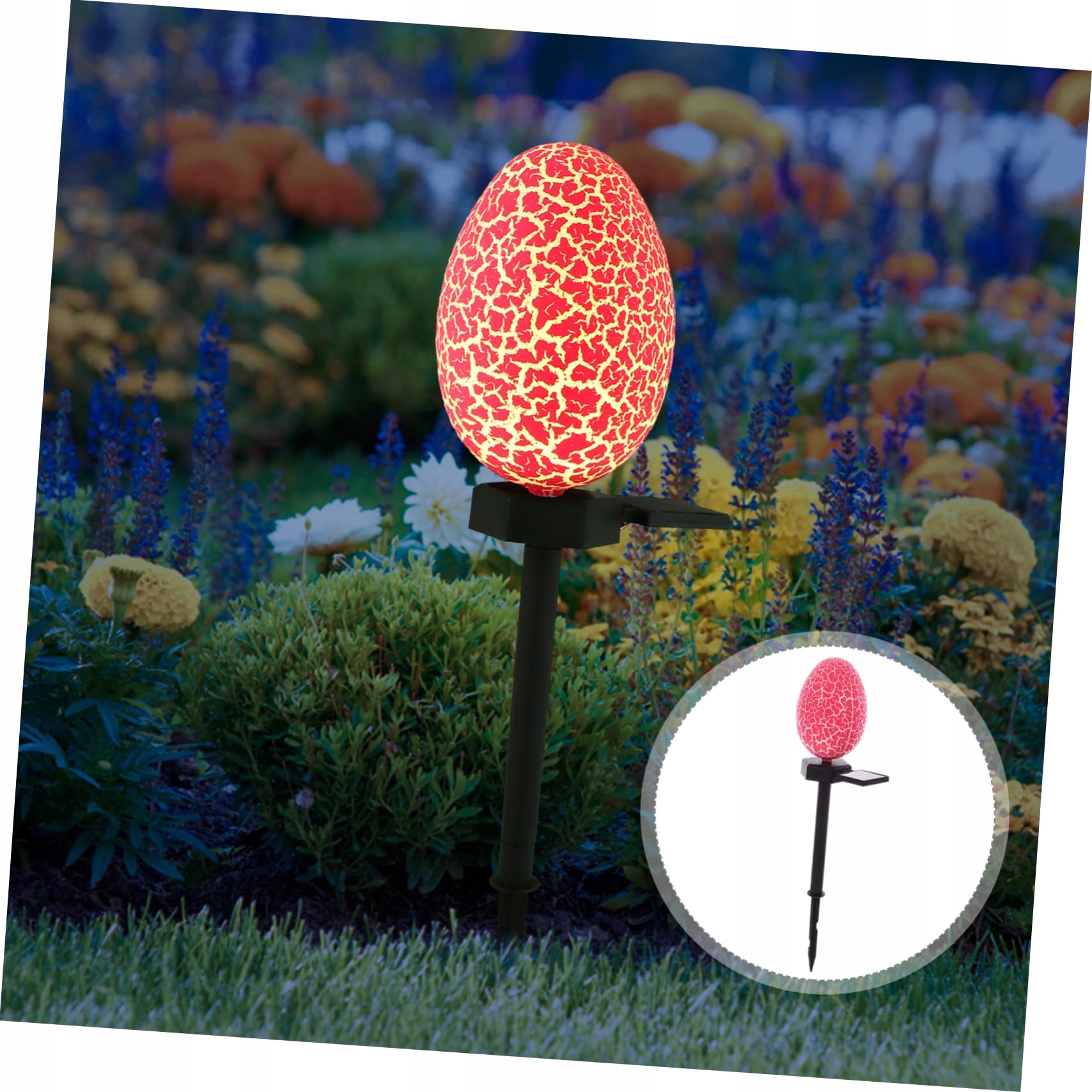 KISANGEL Lampa Solarna Ogrodowa Dekoracja Wielkanocna — miniatura 6