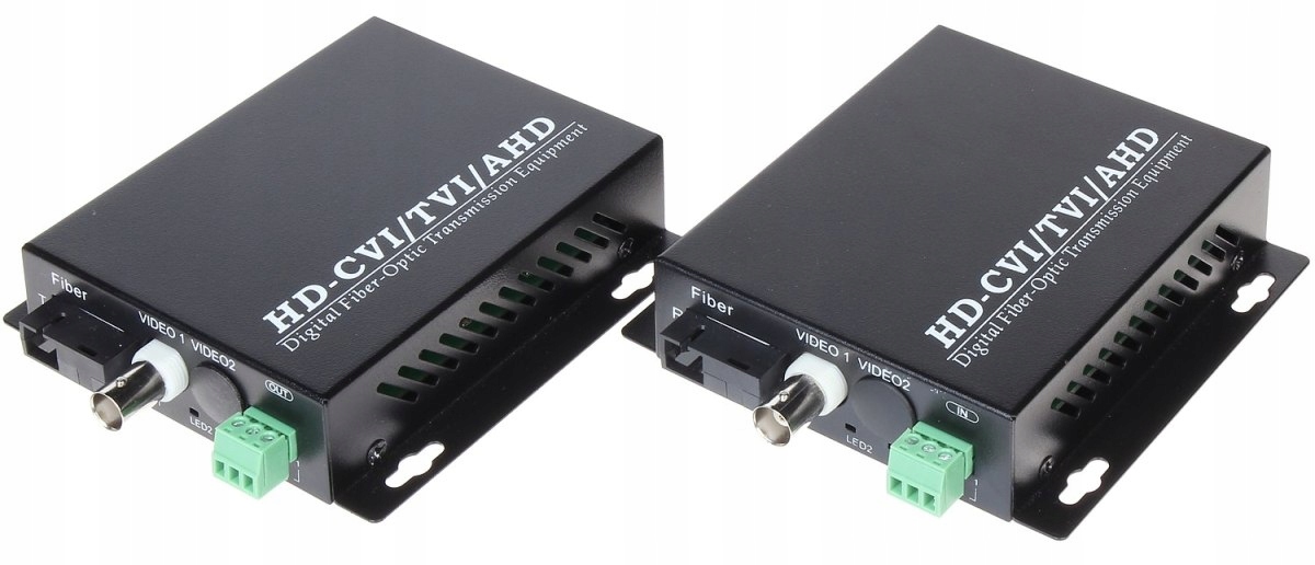 Optický Video Konvertor OVH-1D/SC 1X Video RS-485 Komplet Txrx