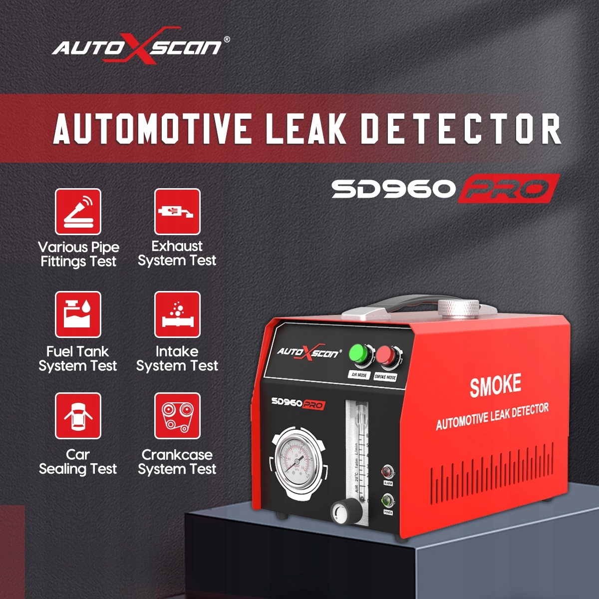 TESTER SZCZELNOŚCI AUTOXSCAN SD 960 PRO zadymiarka Kod producenta SD960PRO