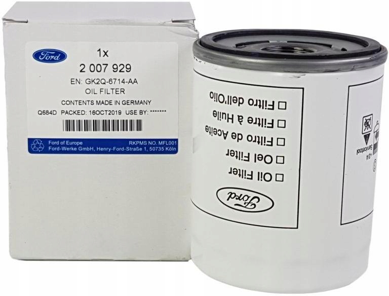 

Oe Ford Filtr Oleju 2.0 Tdci Ecoblue 2007929