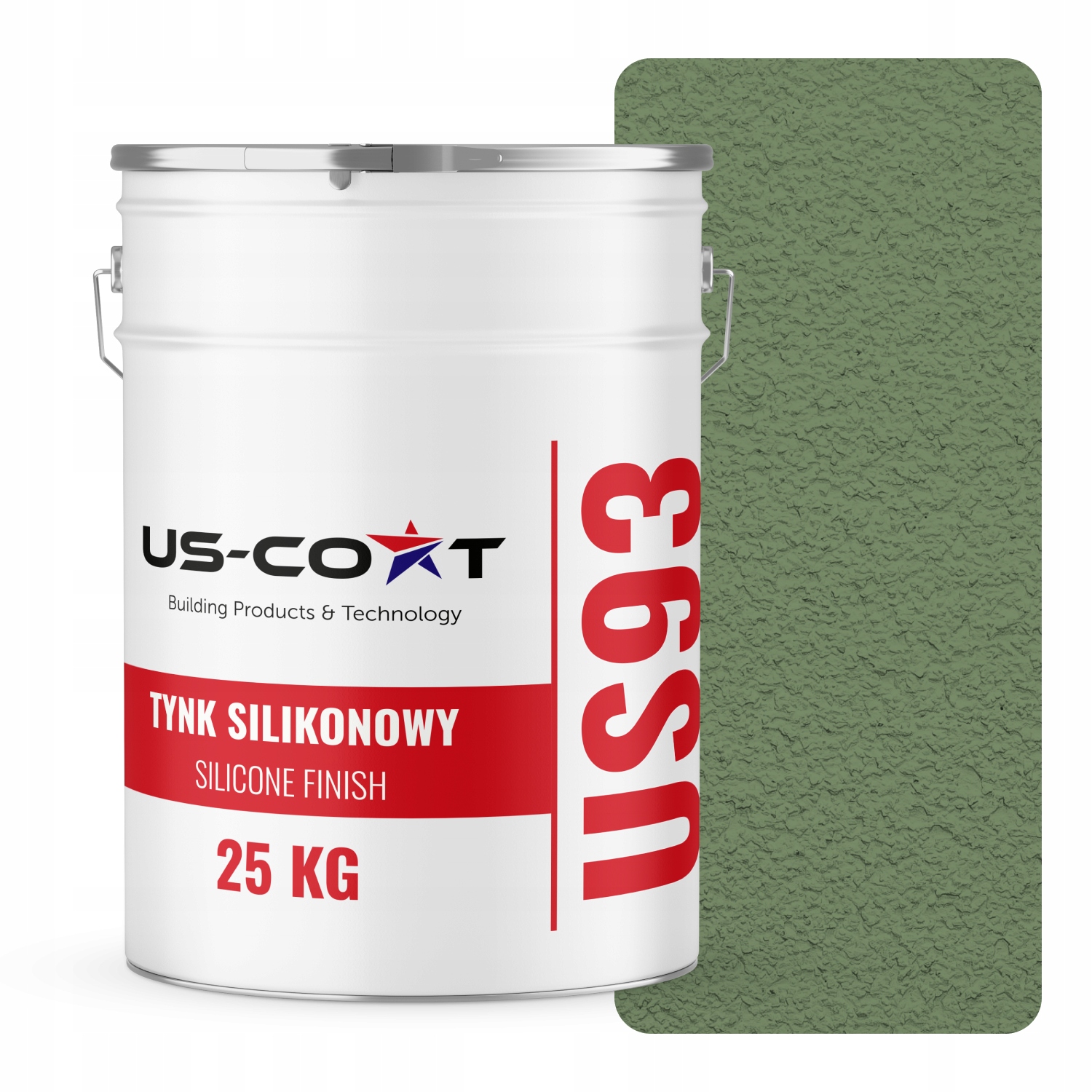 Silikónová Omietka Zelená Tmavá F476 25 Kg Baranek Granulácia 1.5 mm