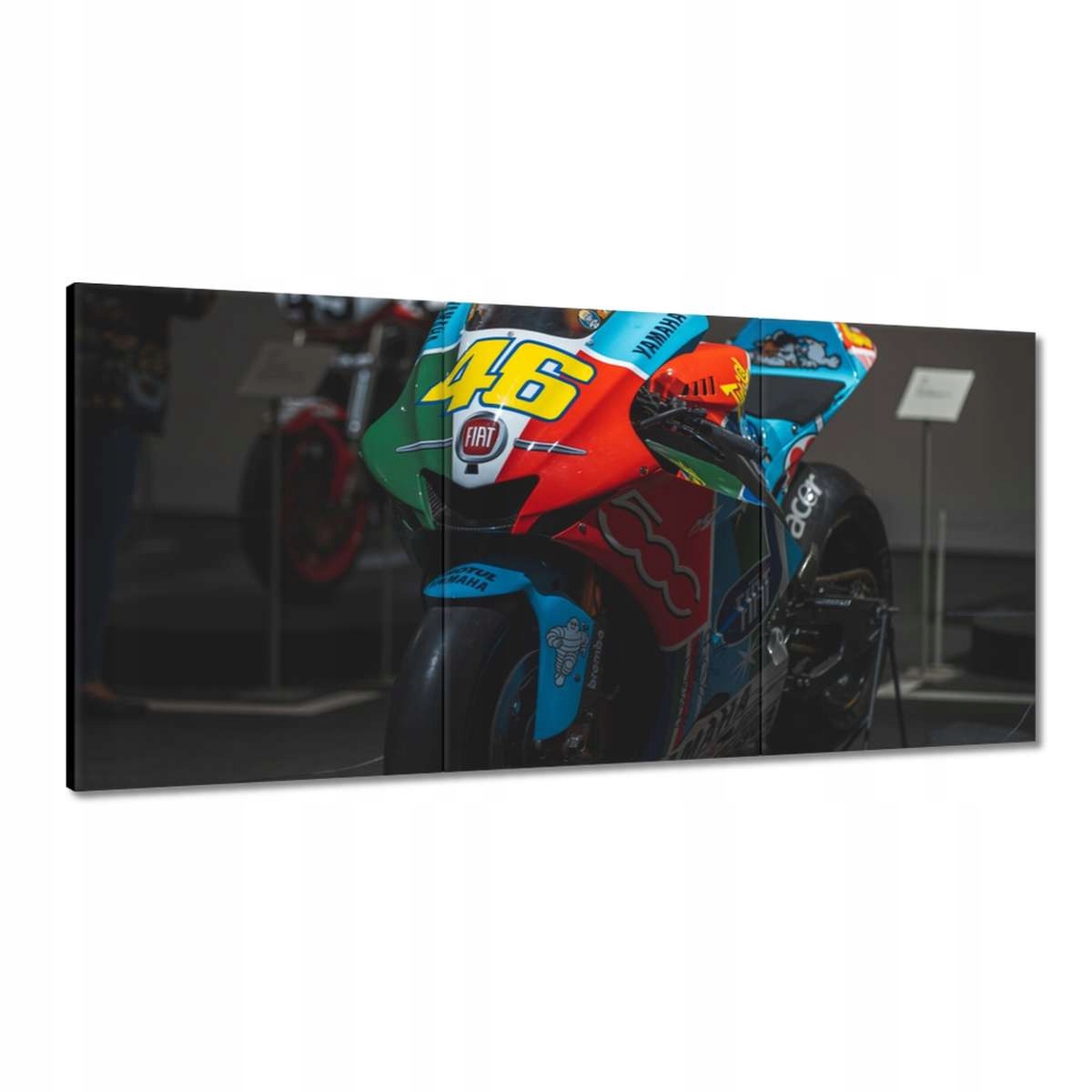 Obrazy 180x90 Fiat Motocykel Stíhačka