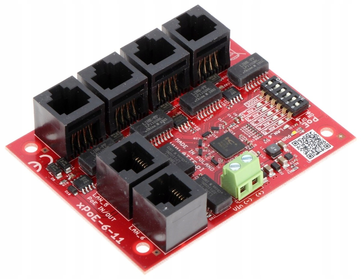 Switch Poe XPOE-6-11-OF 5-PORTOVÝ Atte