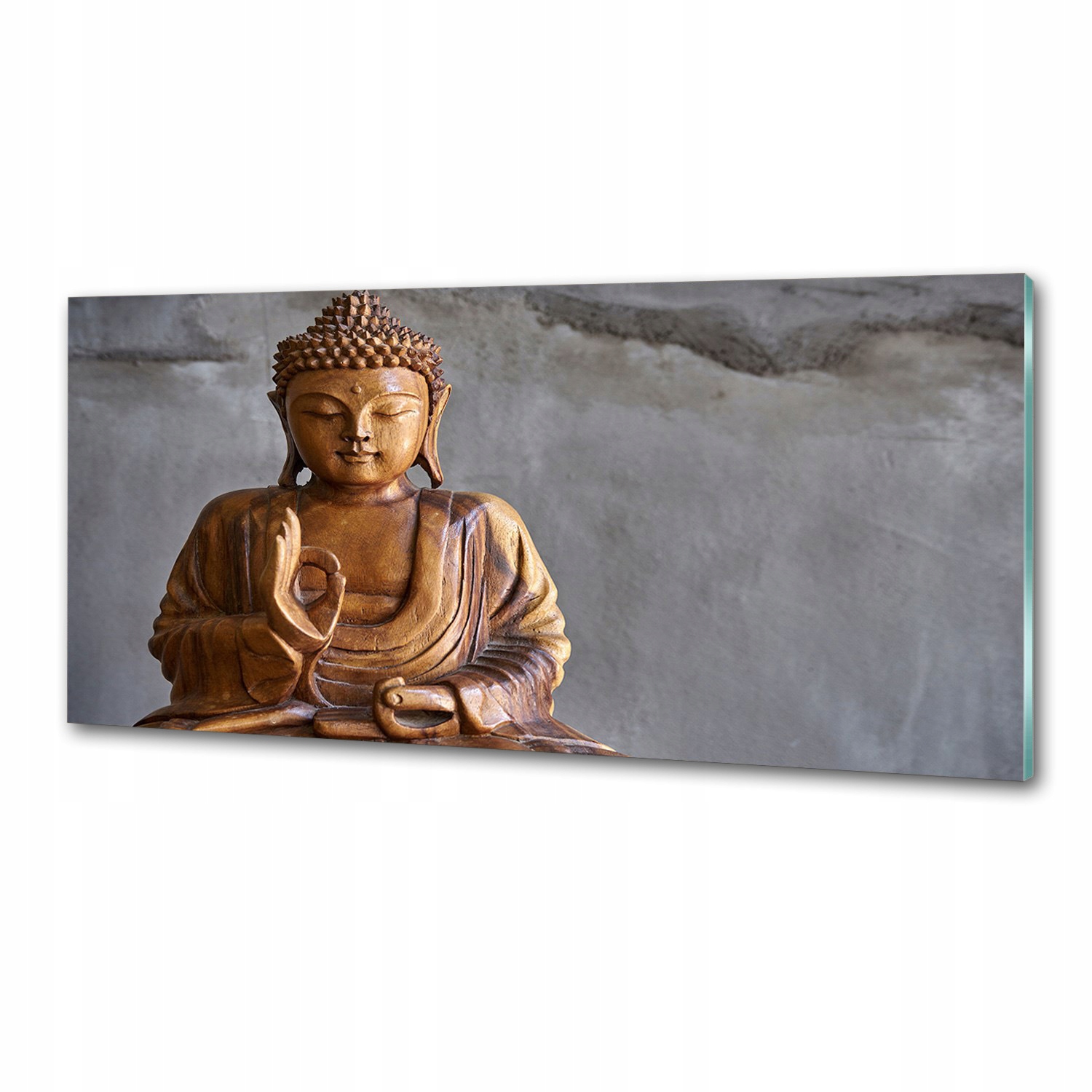Panel do kuchyne Drevený Buddha 125 x 50 cm Lepidlo