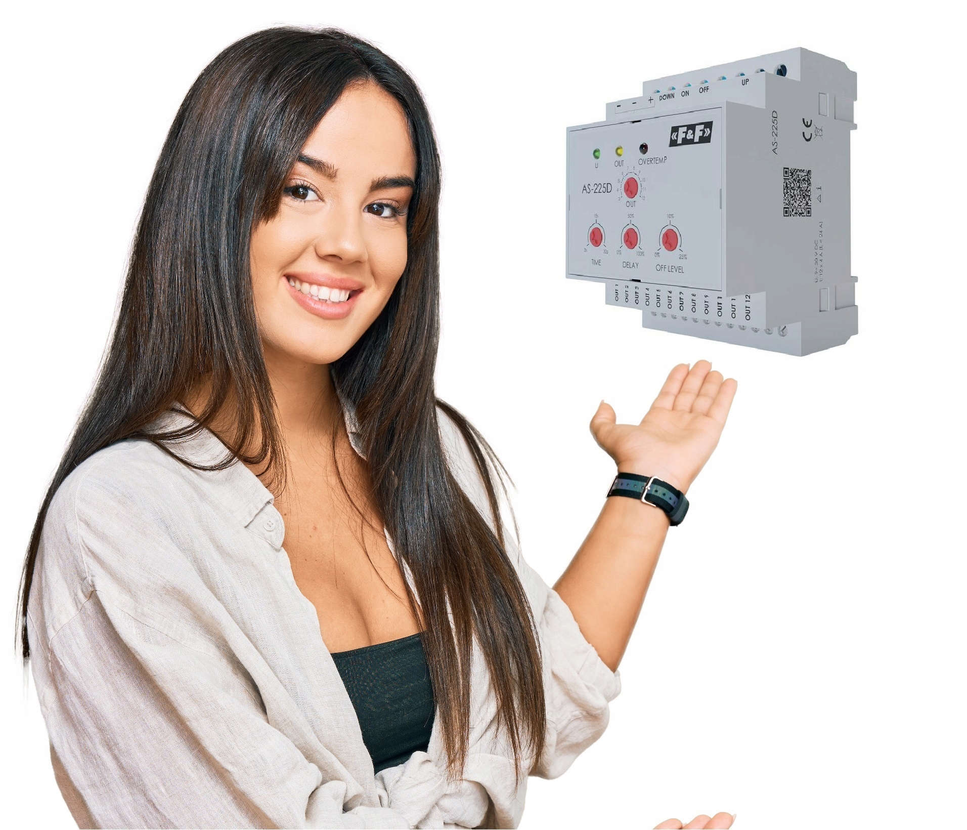 Kaskádový Ovládač Schodiskového Osvetlenia AS-225D