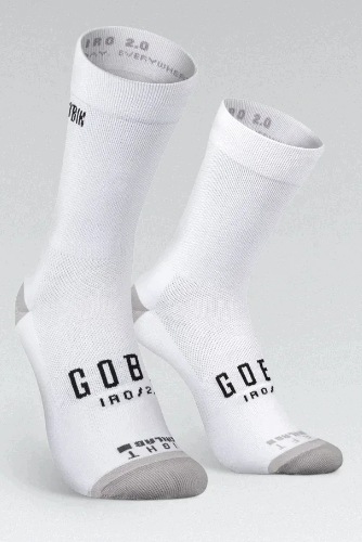 Skarpetki kolarskie Gobik Iro 2.0 Unisex White Logo rozmiar L-XL