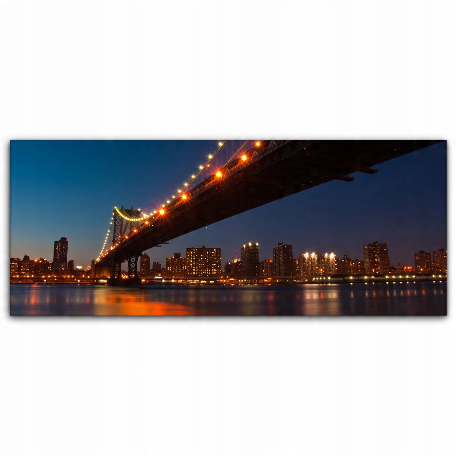 

Canvas płótno do sypialni 125x50 Księżyc Manhattan