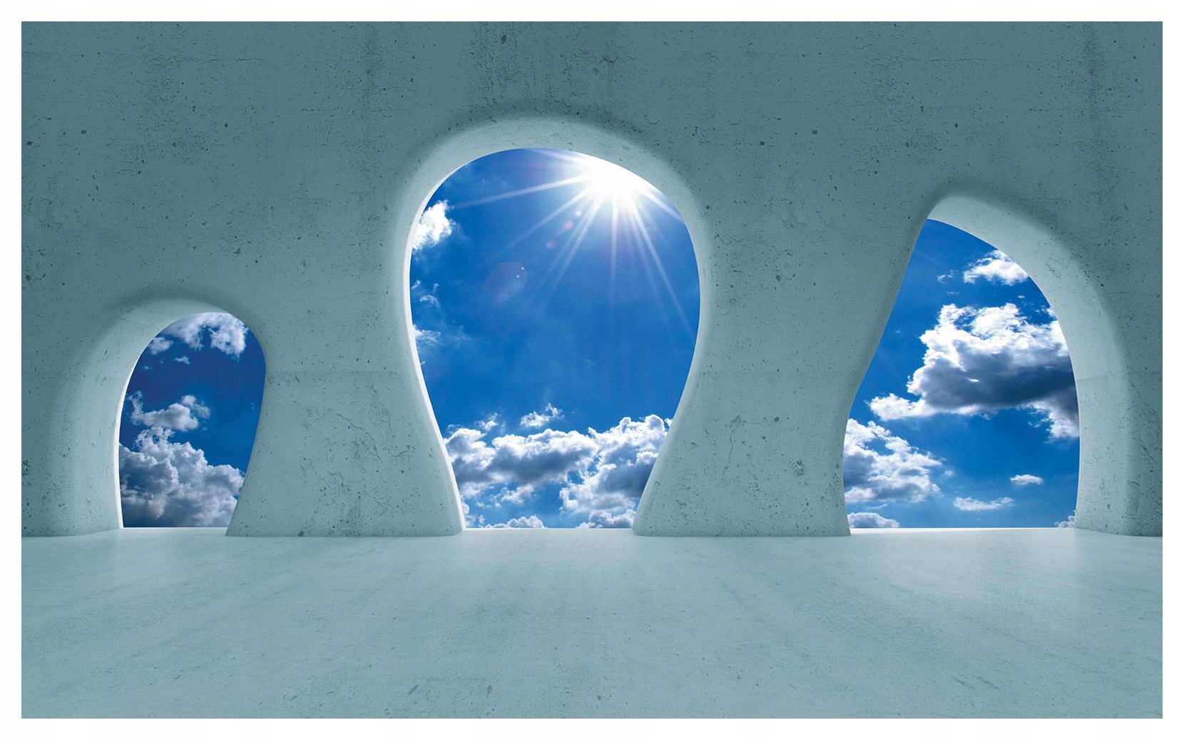 Vliesová fototapeta Oblouky Slunce Minimalismus Moderní styl 312x219 lepidlo